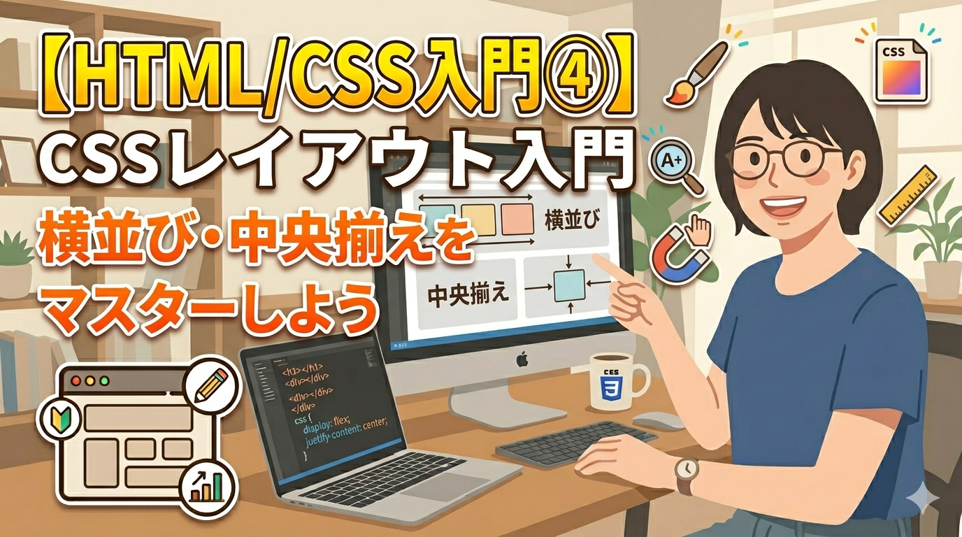 女性がこのタイトルについて説明している画像です