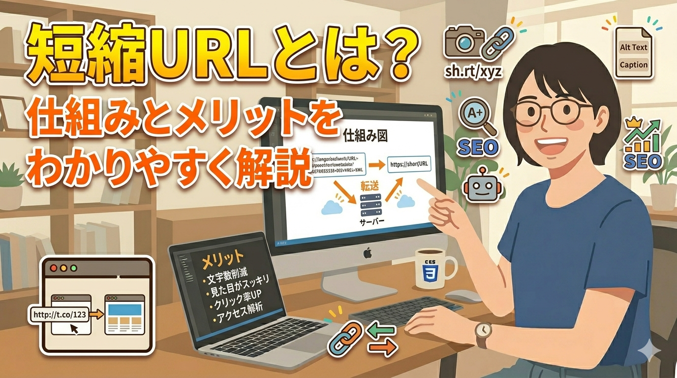 女性がタイトル部分について解説をしている画像です