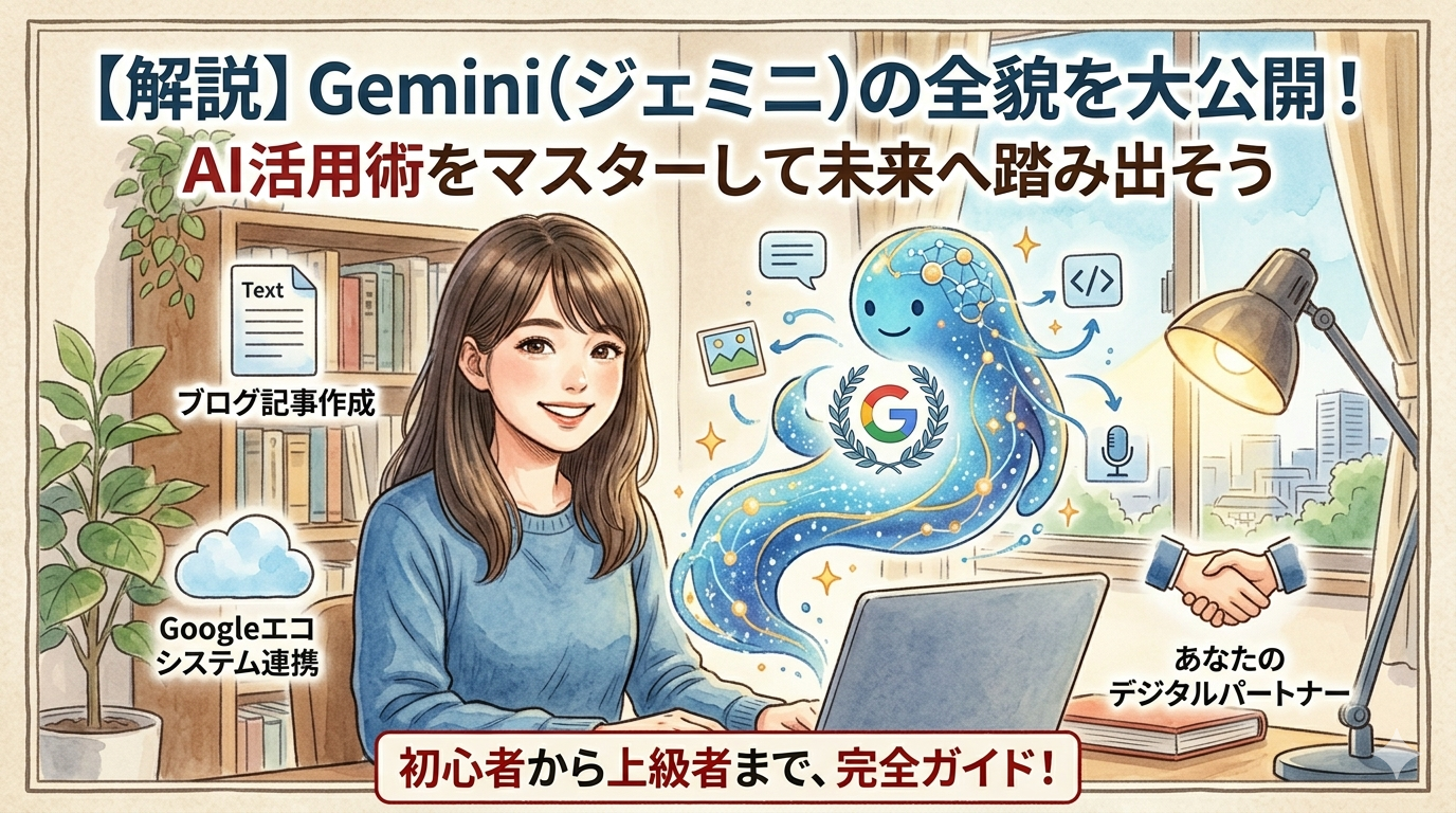 Geminiの紹介サムネイル画像です